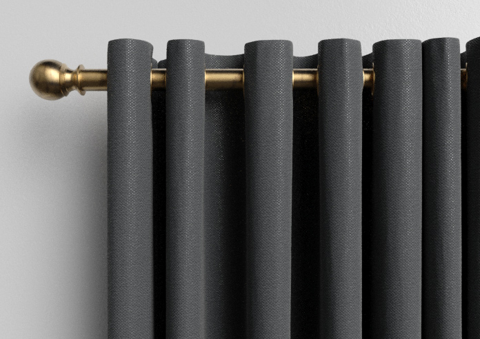 Sydney, Charcoal - Made to Measure Curtains - Image 12